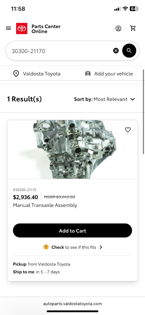 New Toyota transmission